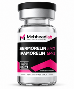 Sermorelin & Ipamorelin Blend (10 mg) research peptide