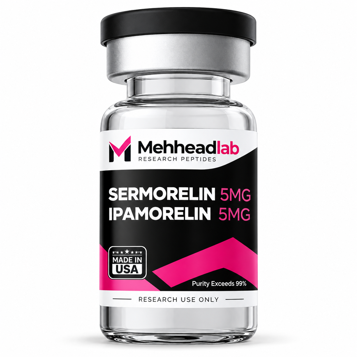 Sermorelin & Ipamorelin Blend (10 mg) research peptide